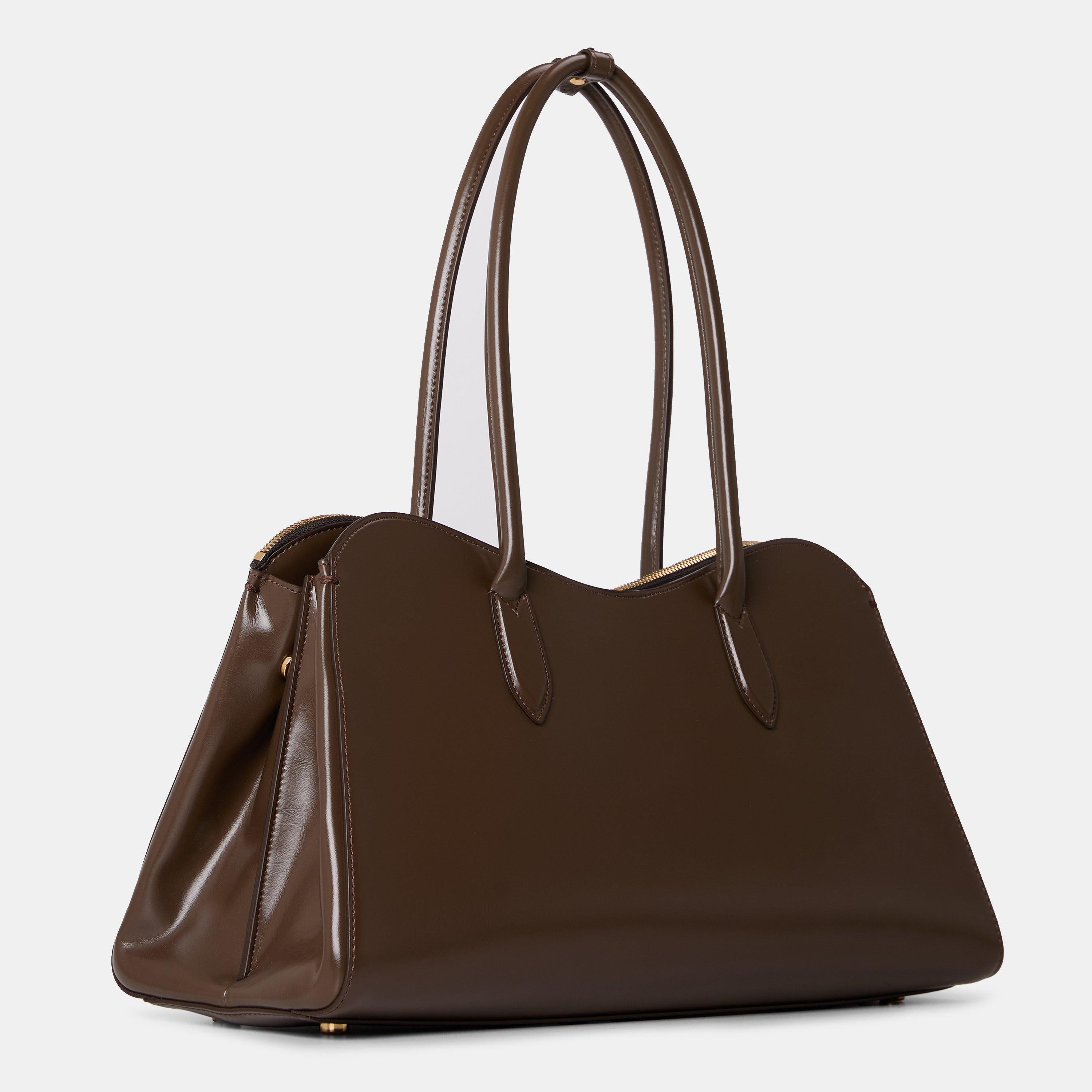 Shiny Ryder Top Handle Bag