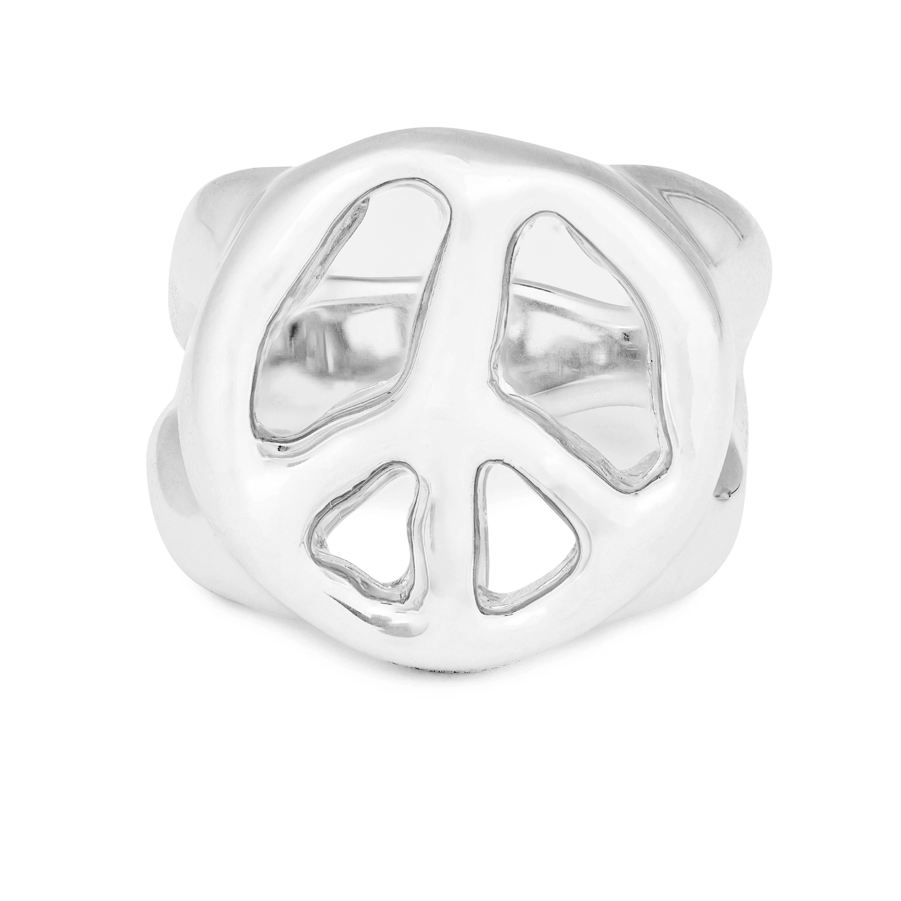 Peace Motif Ring