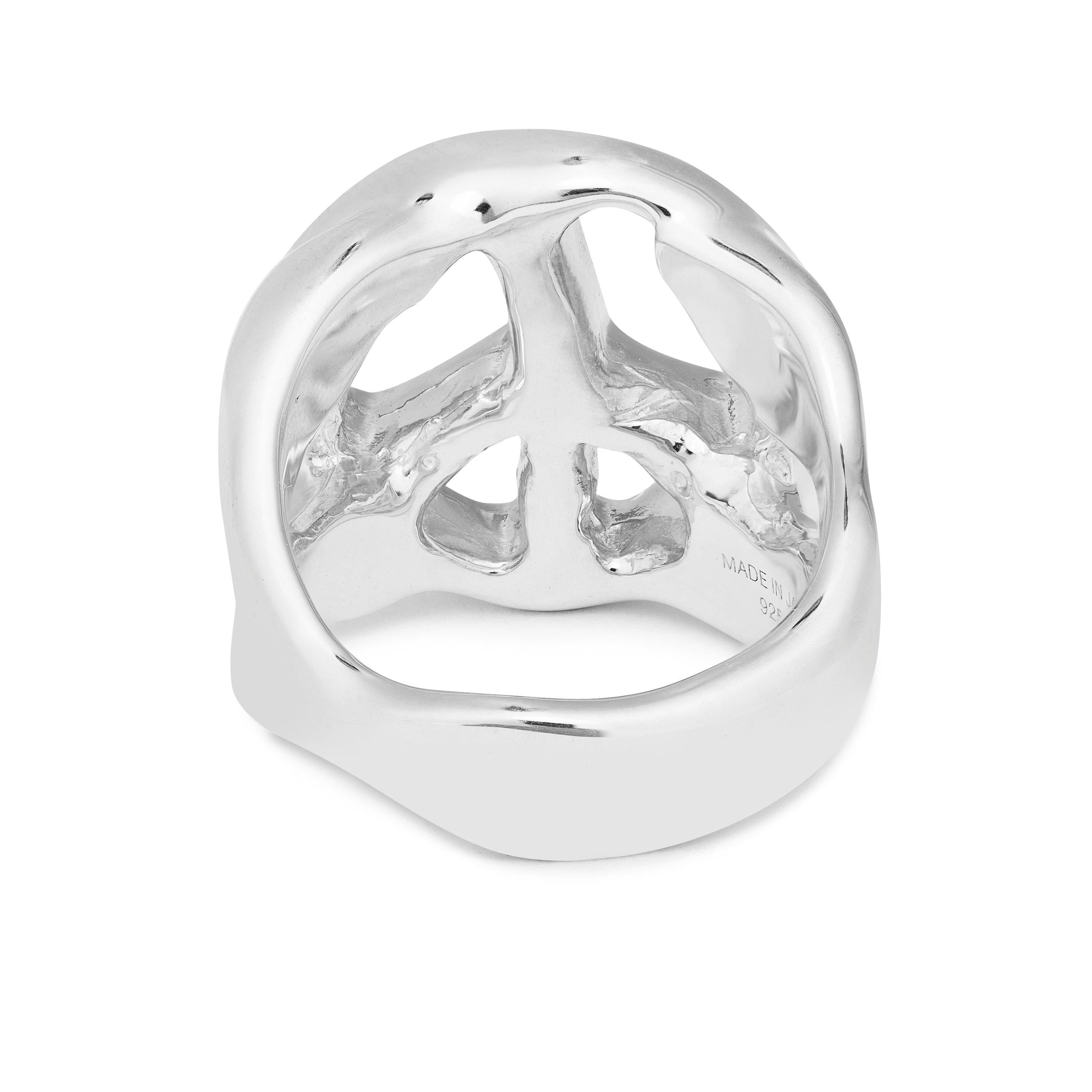 Peace Motif Ring