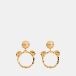 Teddy Clip Earrings