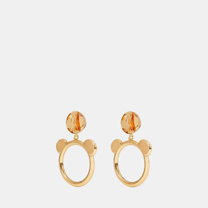 Teddy Clip Earrings