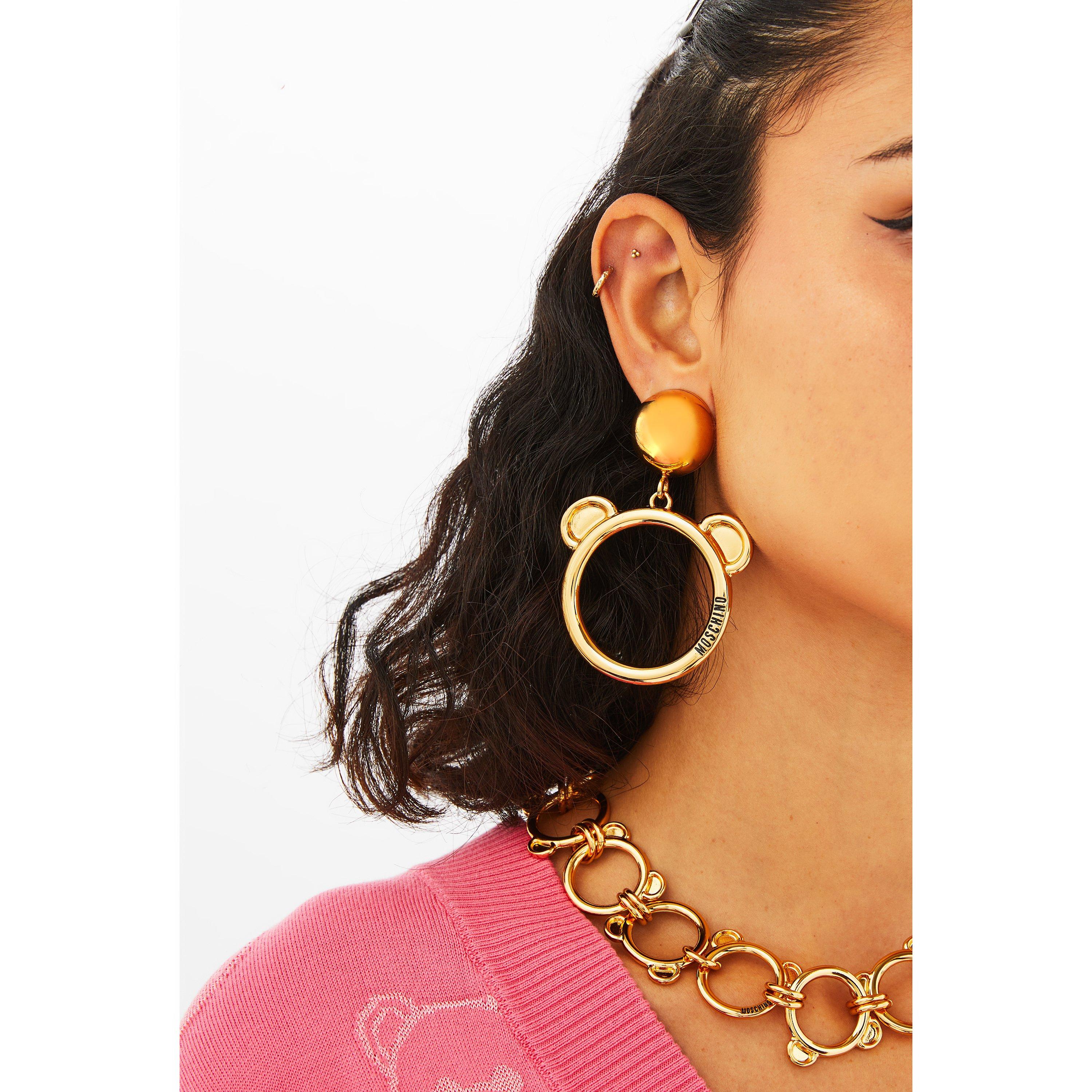 Teddy Clip Earrings