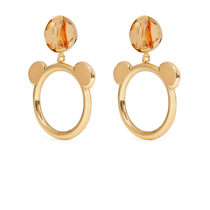 Teddy Clip Earrings