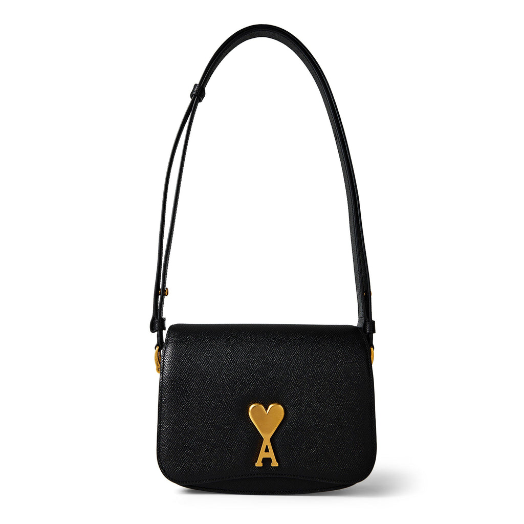 Ami De Coeur Grained Shoulder Bag