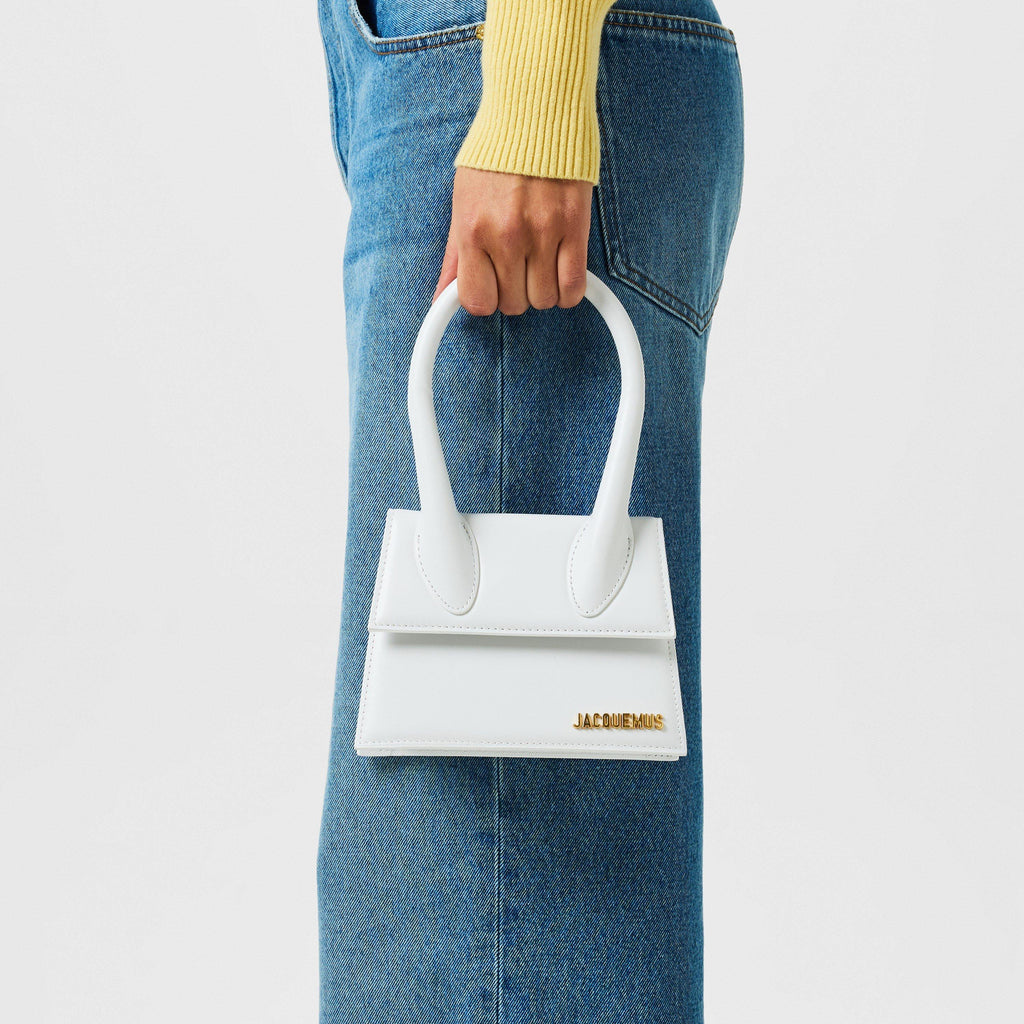 Women's Plain Leather Le Chiquito Moyen Bag