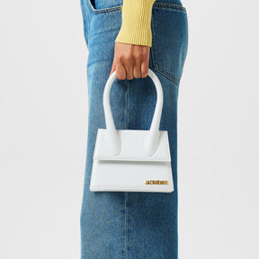 Women's Plain Leather Le Chiquito Moyen Bag