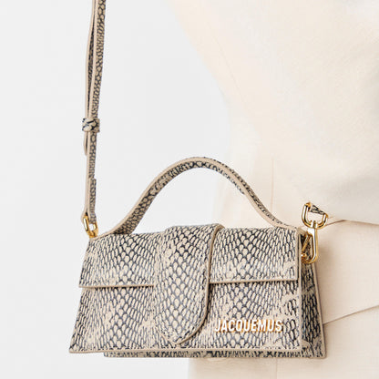 Plain Leather Le Bambino Crossbody Bag