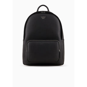 Regenerated Saffiano Leather Round Backpack