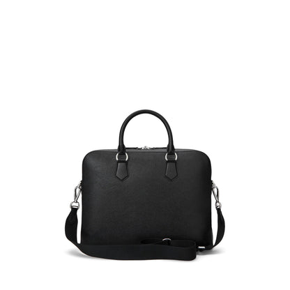 Pebble Leather Commuter Laptop Bag