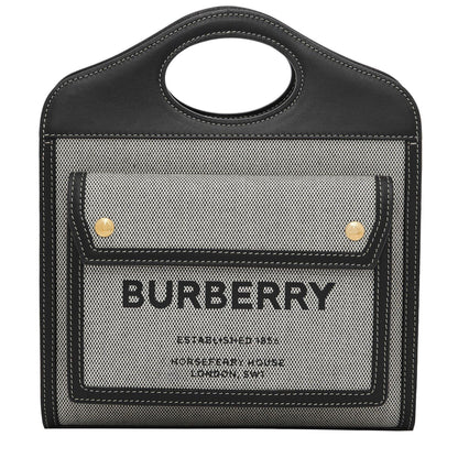 Logo Leather Pocket Mini Handbag