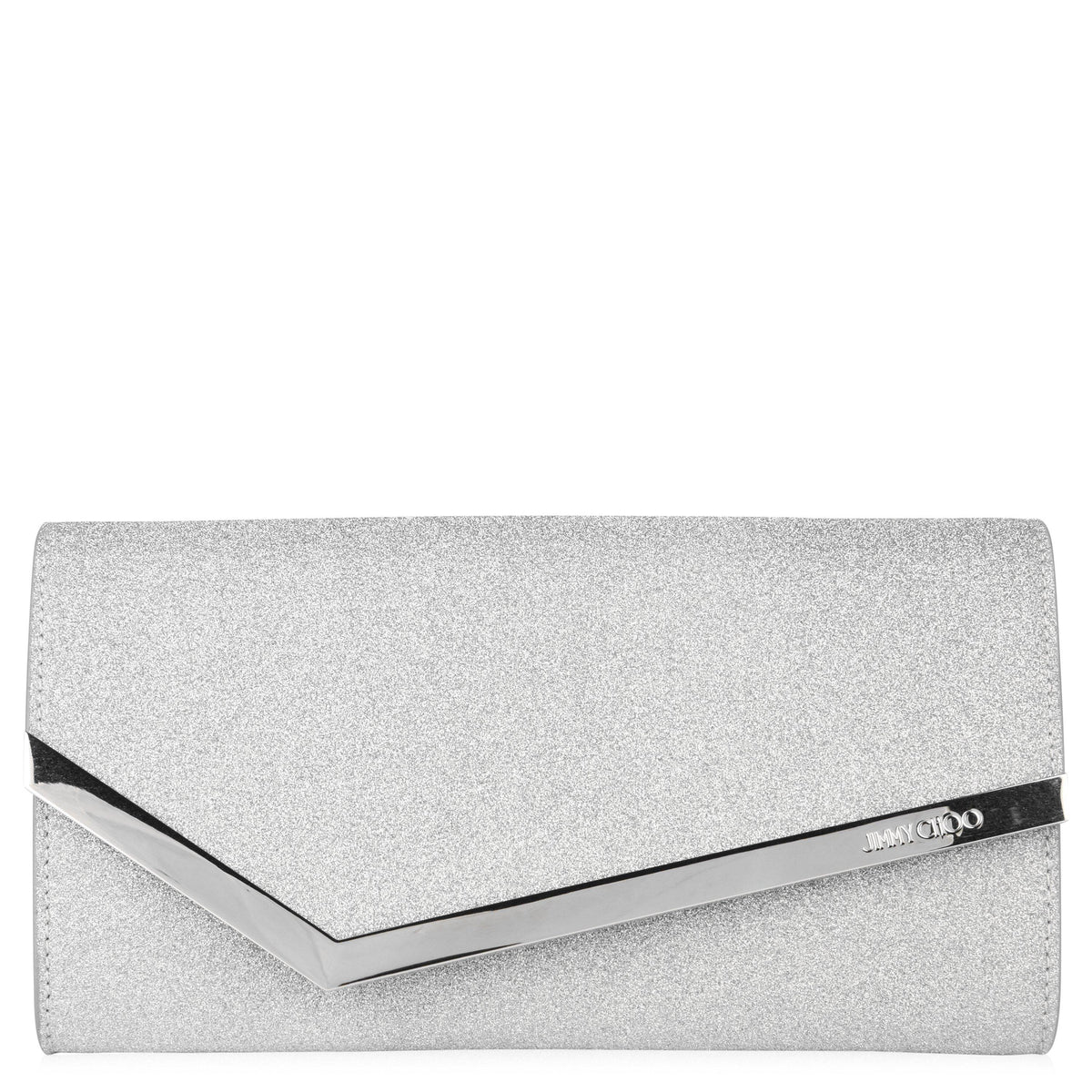 Women's Glitter Leather Emmie Clutch Bag