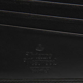 Men's Embossed Leather Saturn Orb Wallet