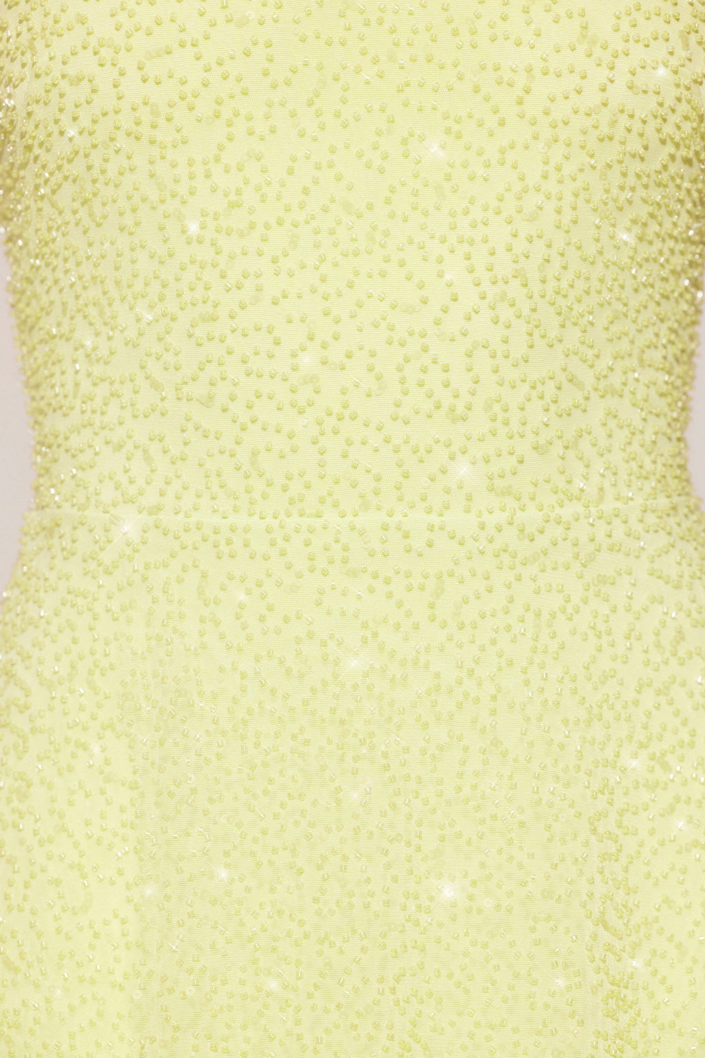 Embellished Multi Wear A-Line Mini Dress in Lime Green
