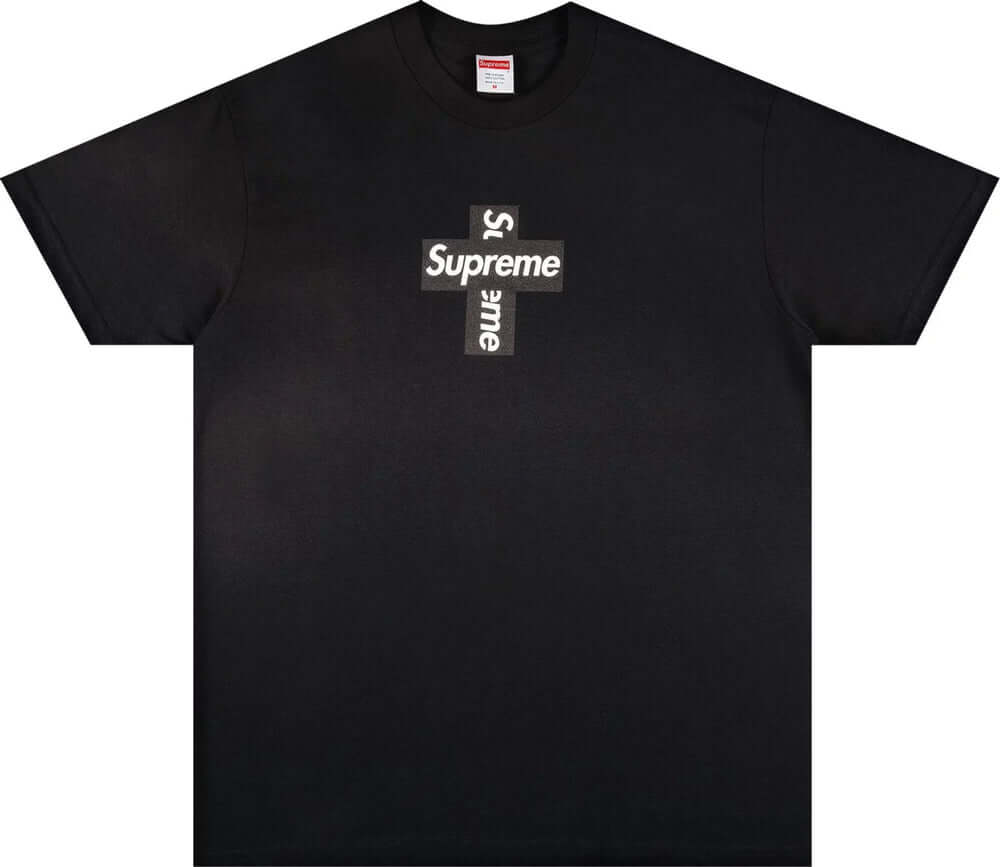 Supreme Supreme Cross Logo Black Tee - Size: S T-Shirts | Shop From The Mirage