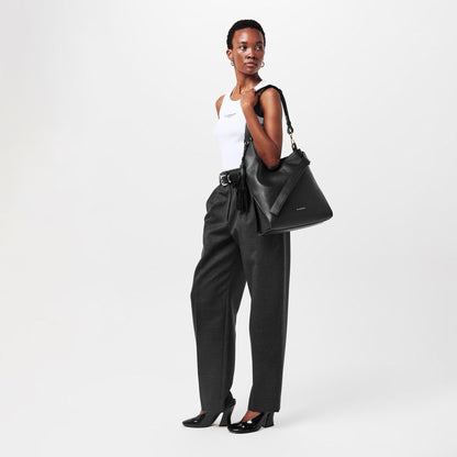 Medium Belted Hobo Bag