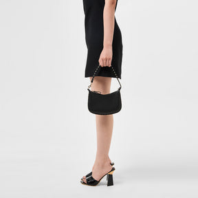 Mini Rockstud Hobo Bag