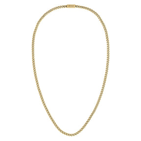 Men's Gents Gold IP Magnetic Closure Chain Necklace for Him