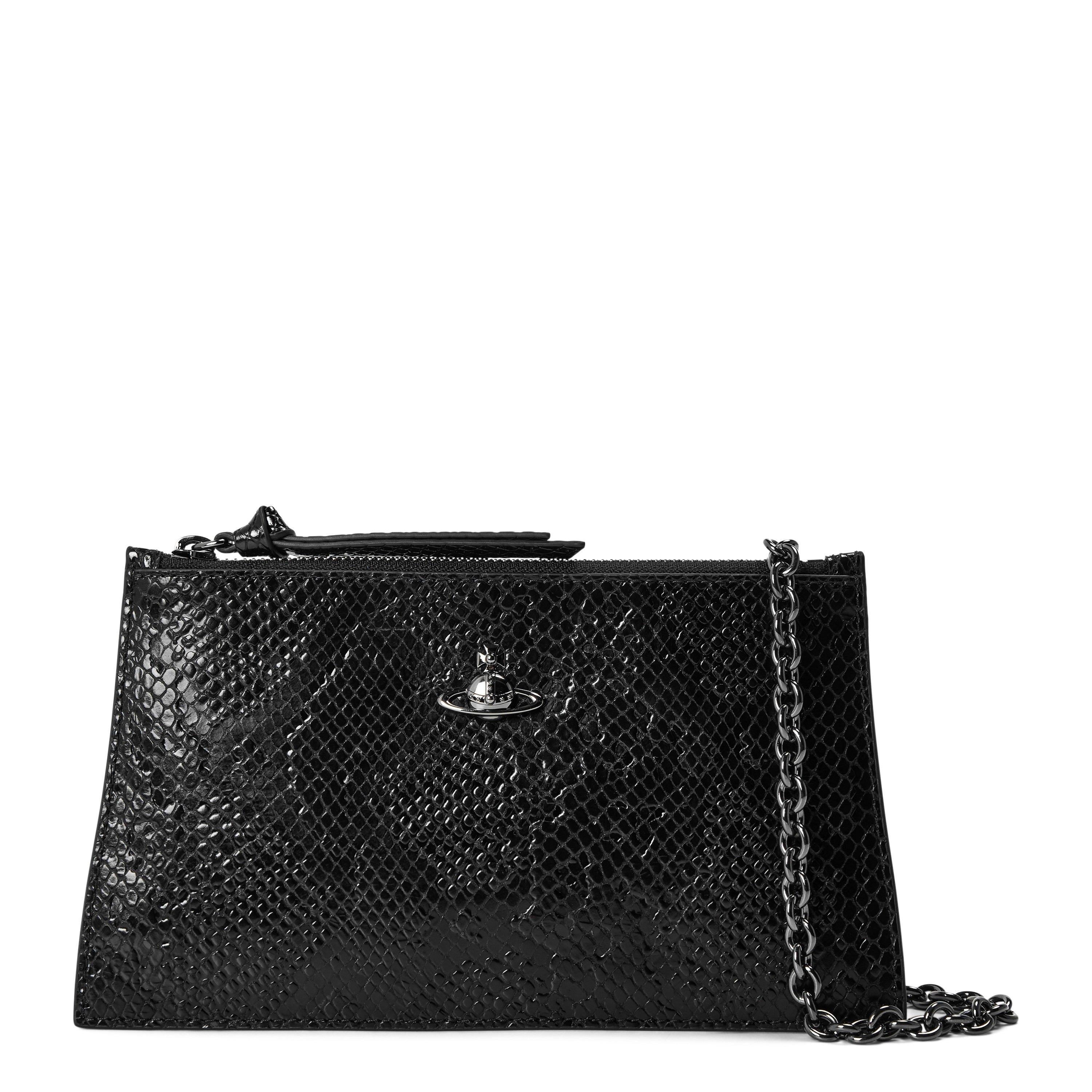 Vivienne Westwood Raffia Zip Clutch