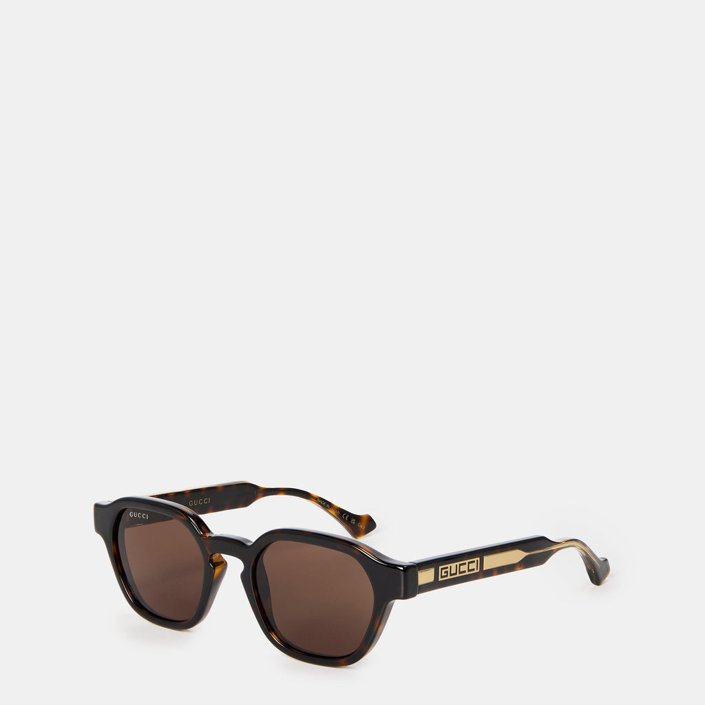 Men's Round-Frame Sunglasses
