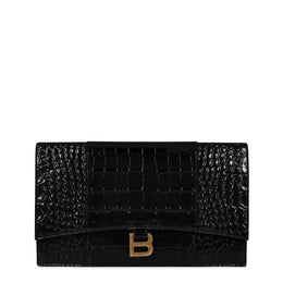 Hourglass Flat Croc Pouch