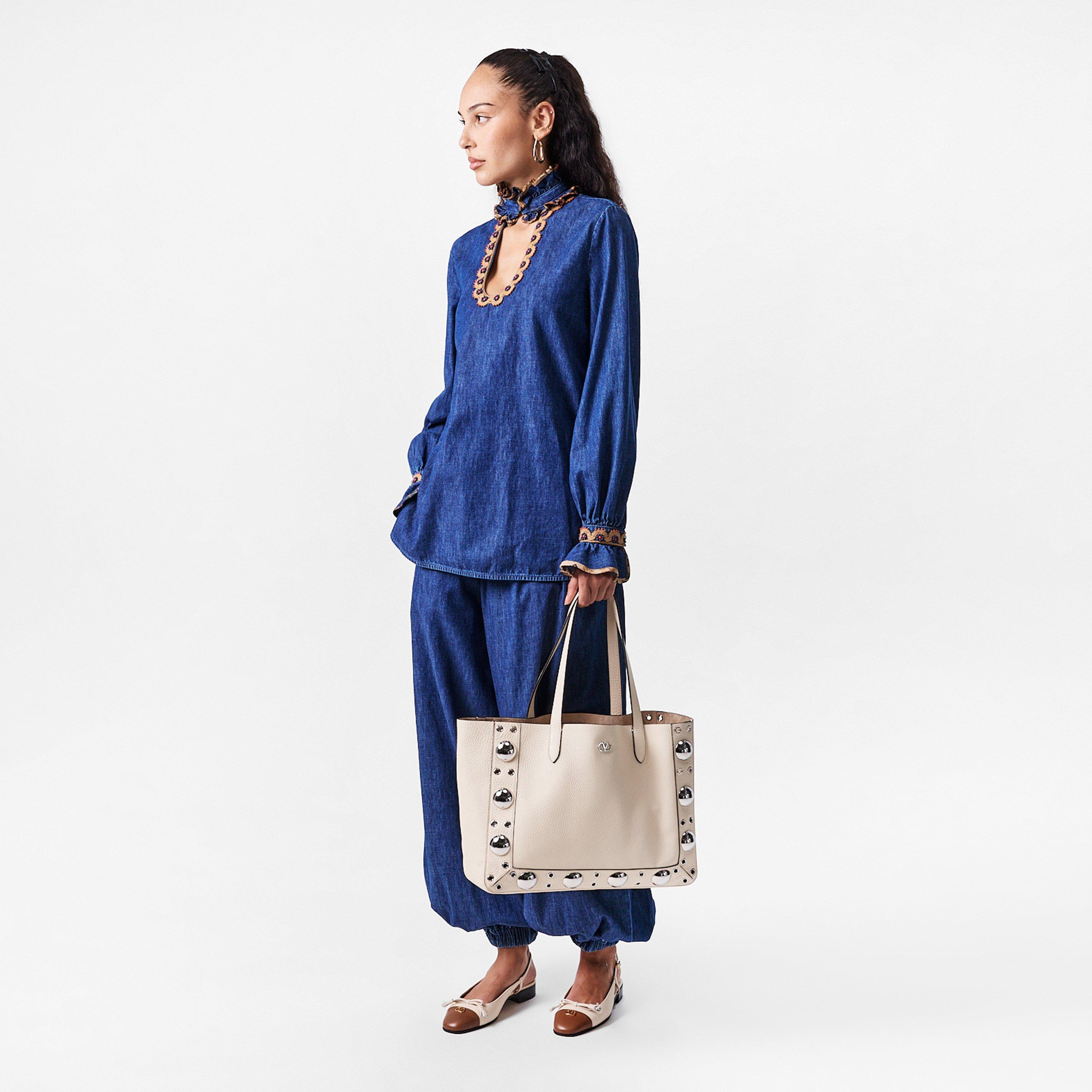 Nellcote Leather Tote Bag