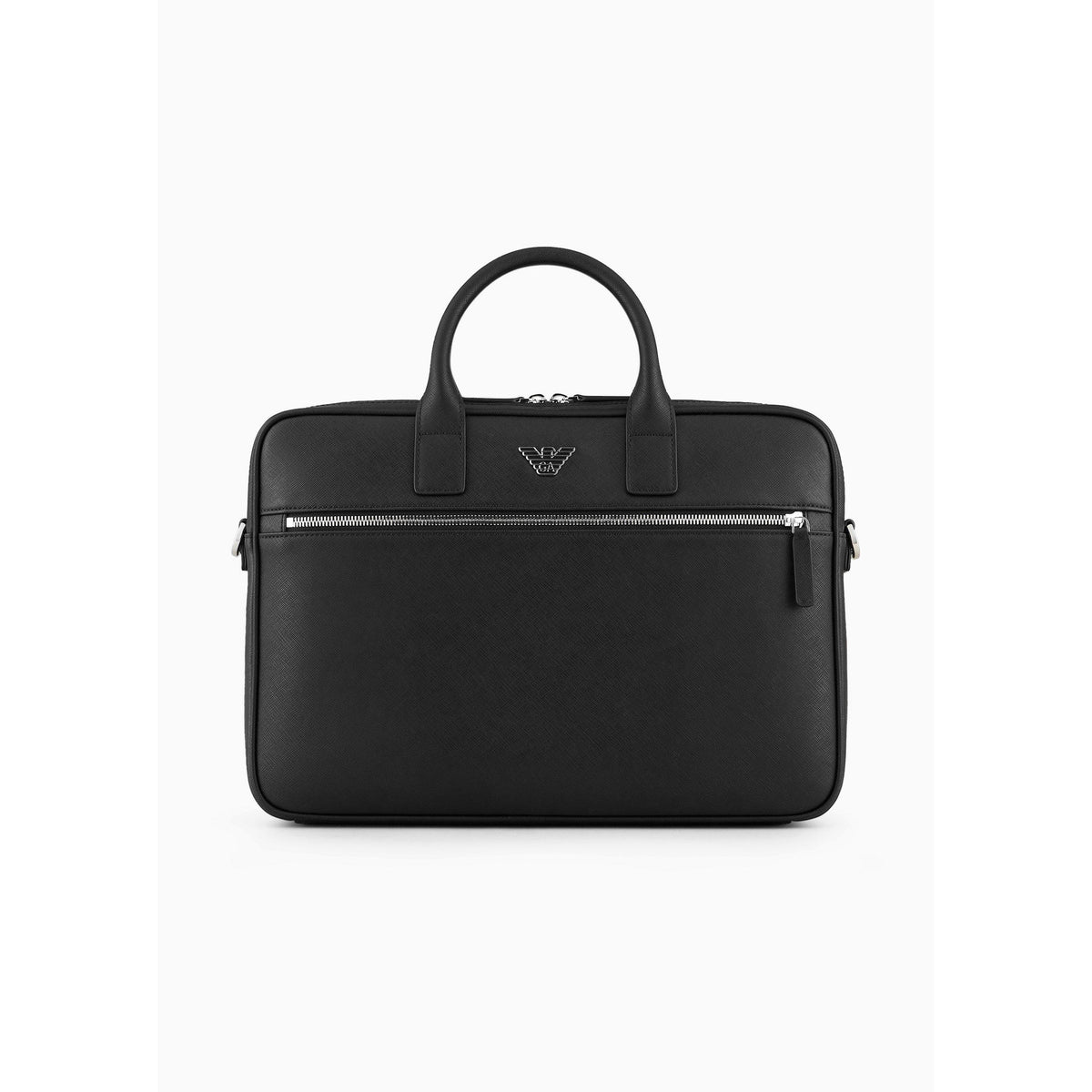 Regenerated Saffiano Leather Business Bag