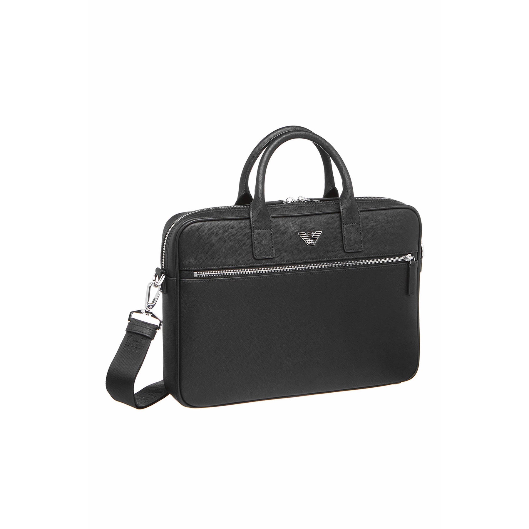 Regenerated Saffiano Leather Business Bag