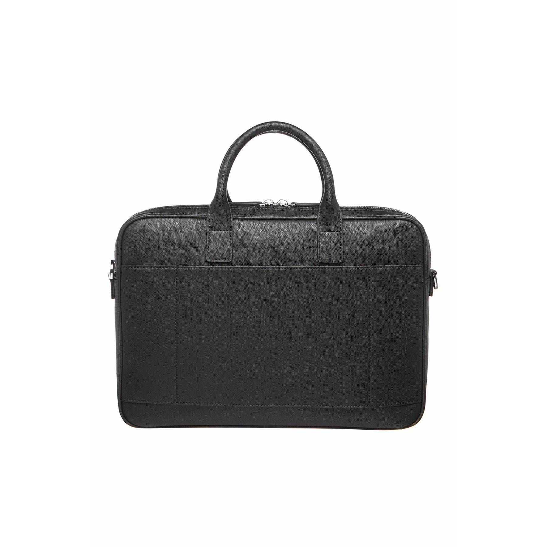 Regenerated Saffiano Leather Business Bag