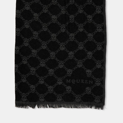 Alex Chain Skull Lightweight Scarf