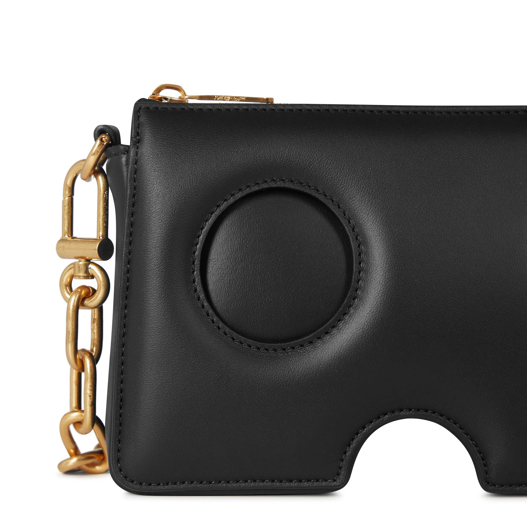 Women's  Burrow Zipped Soft Leather Pouch