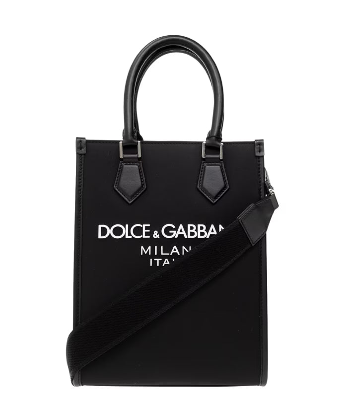 Shoulder bag with logo