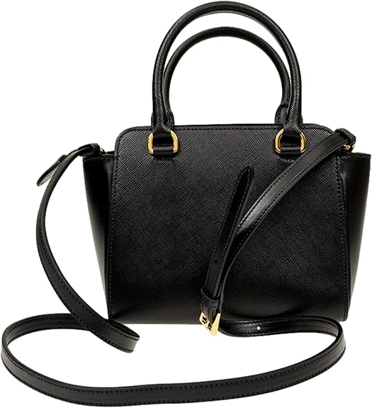 Prada Galleria Mini Saffiano Tote in Black