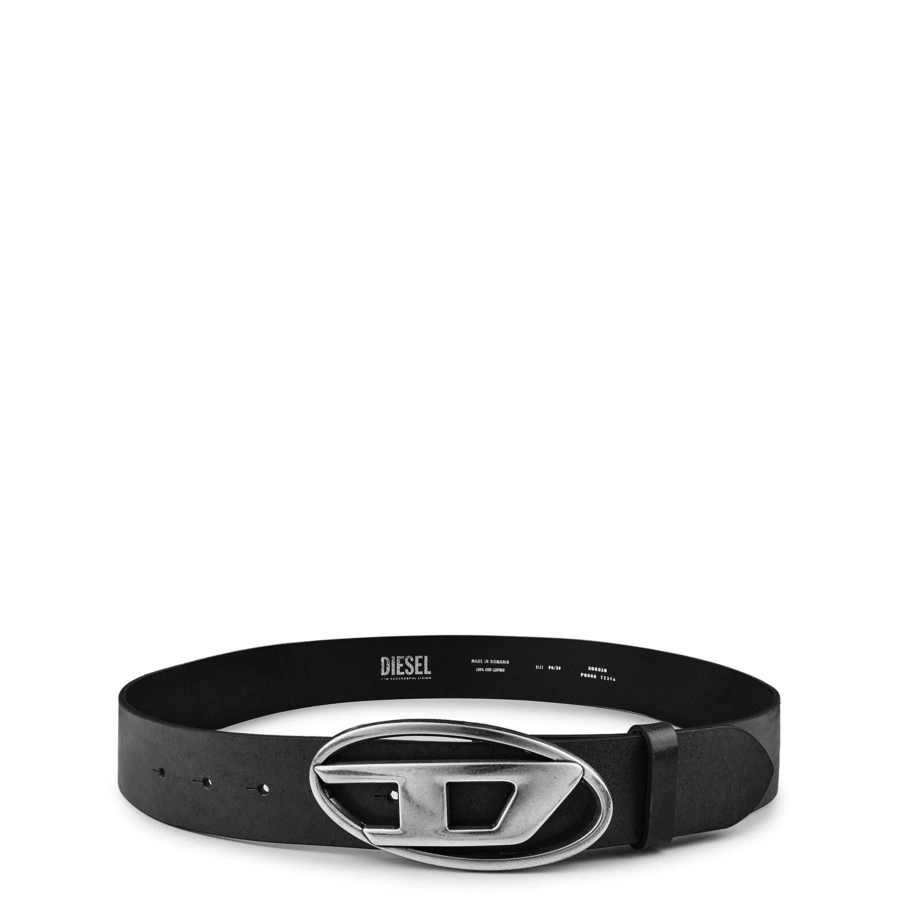 D Buckle Leather Belt