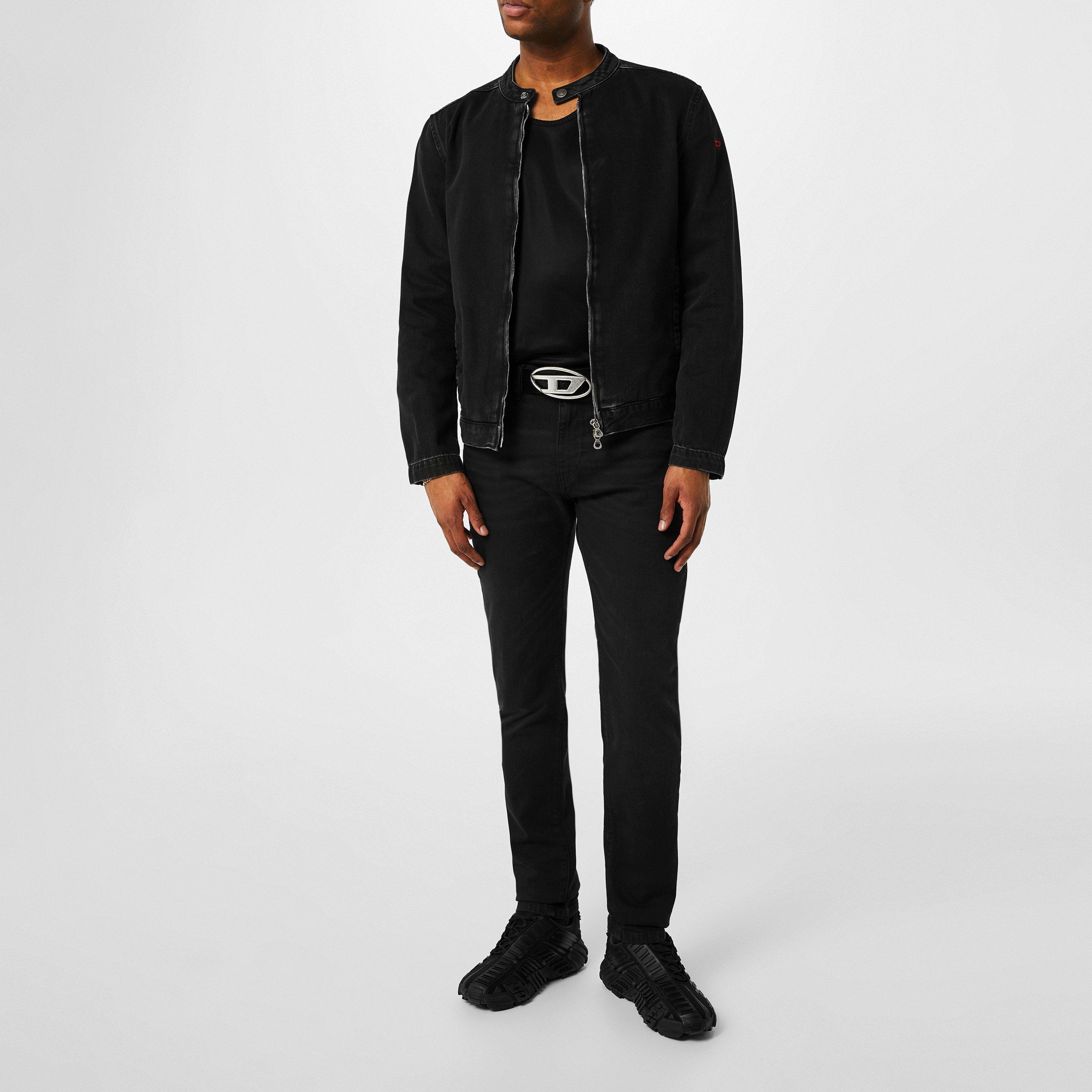 D Buckle Leather Belt