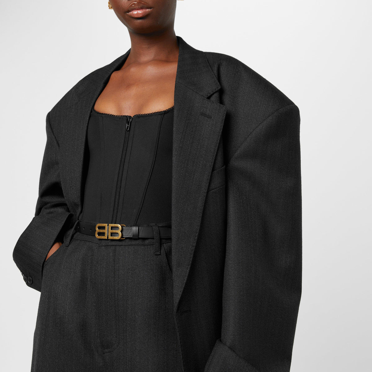 Bb Hourglass Thin Belt