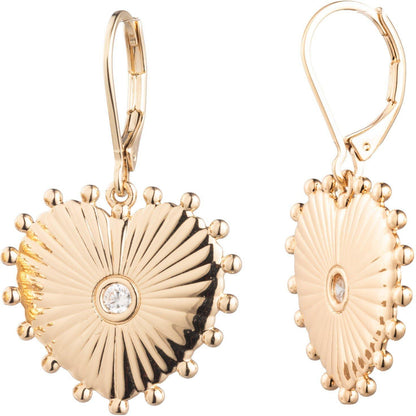 Lauren Ralph Lauren Heart Burst Drop Earrings