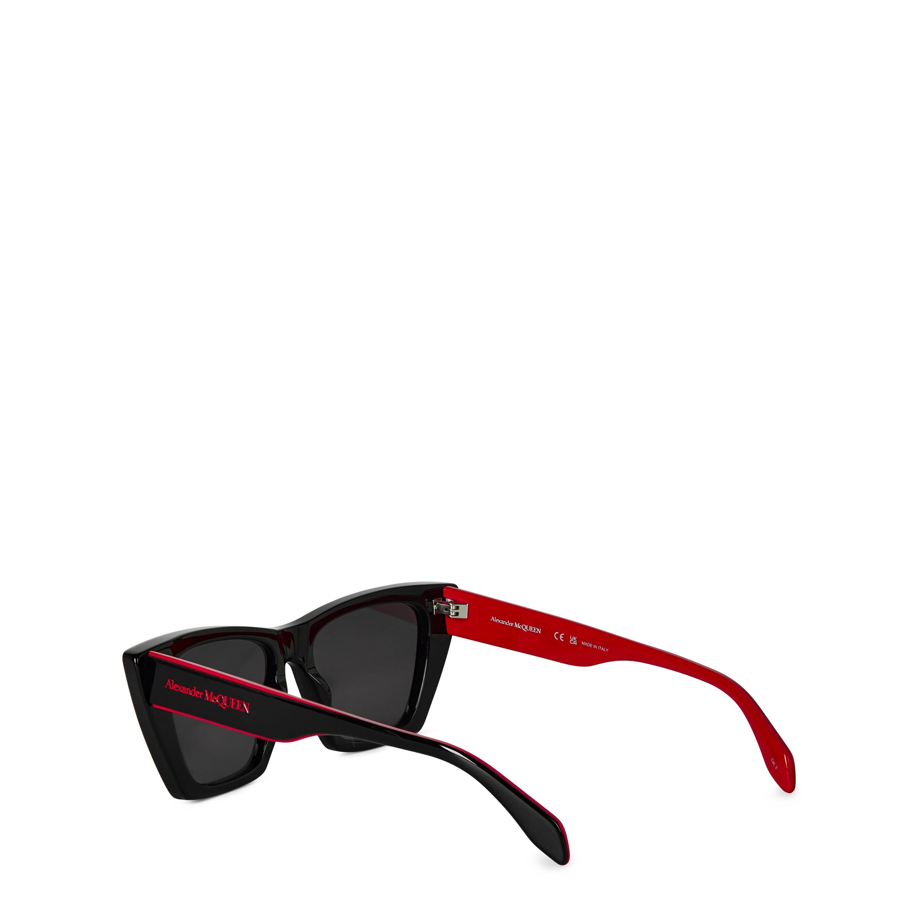 Women's Opaque Tortoiseshell Alexander McQueen Cat-Eye Sunglasses