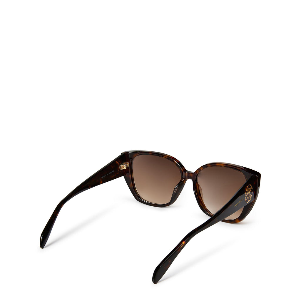 Women's Signature Orchid Motif Oversized Cat-Eye Sunglasses