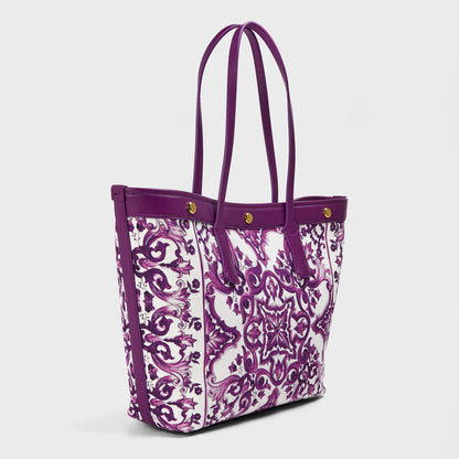 Maiolica Canvas Tote Bag