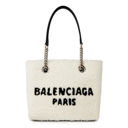 Shearling Duty-Free Tote Bag