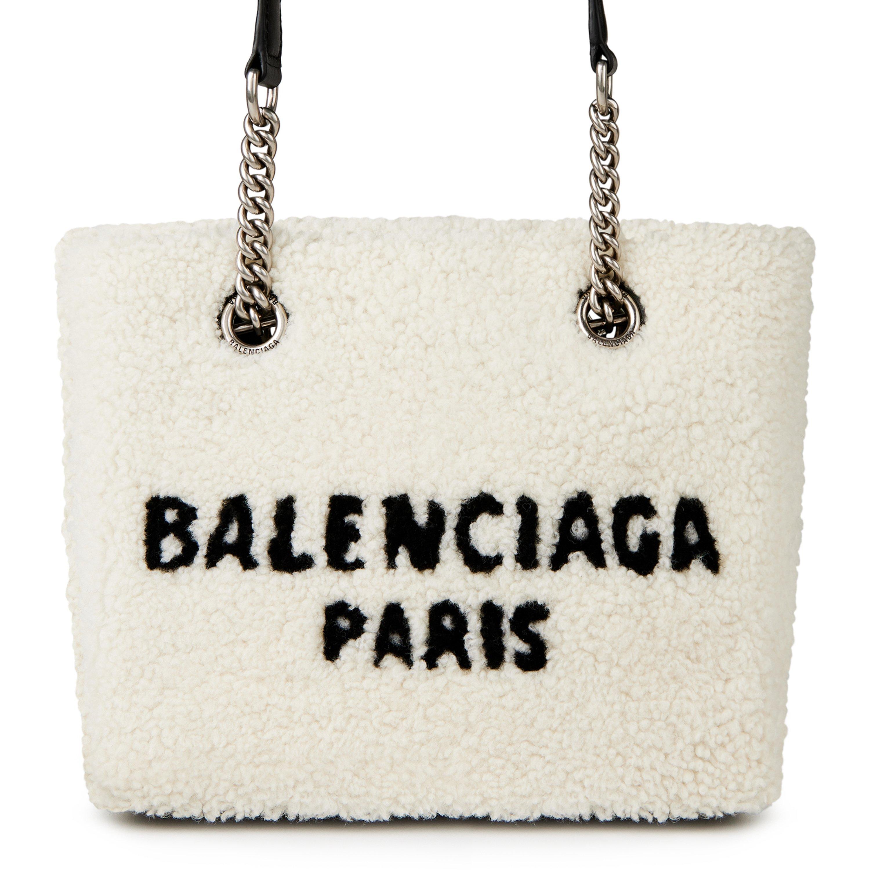 Shearling Duty-Free Tote Bag