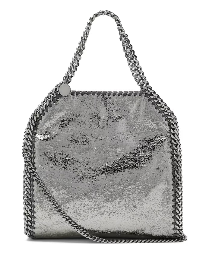 Mini Falabella Tote Bag in Steel Grey