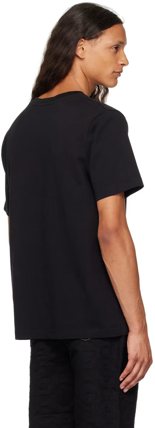 Black Croquis De Tennis T-Shirt