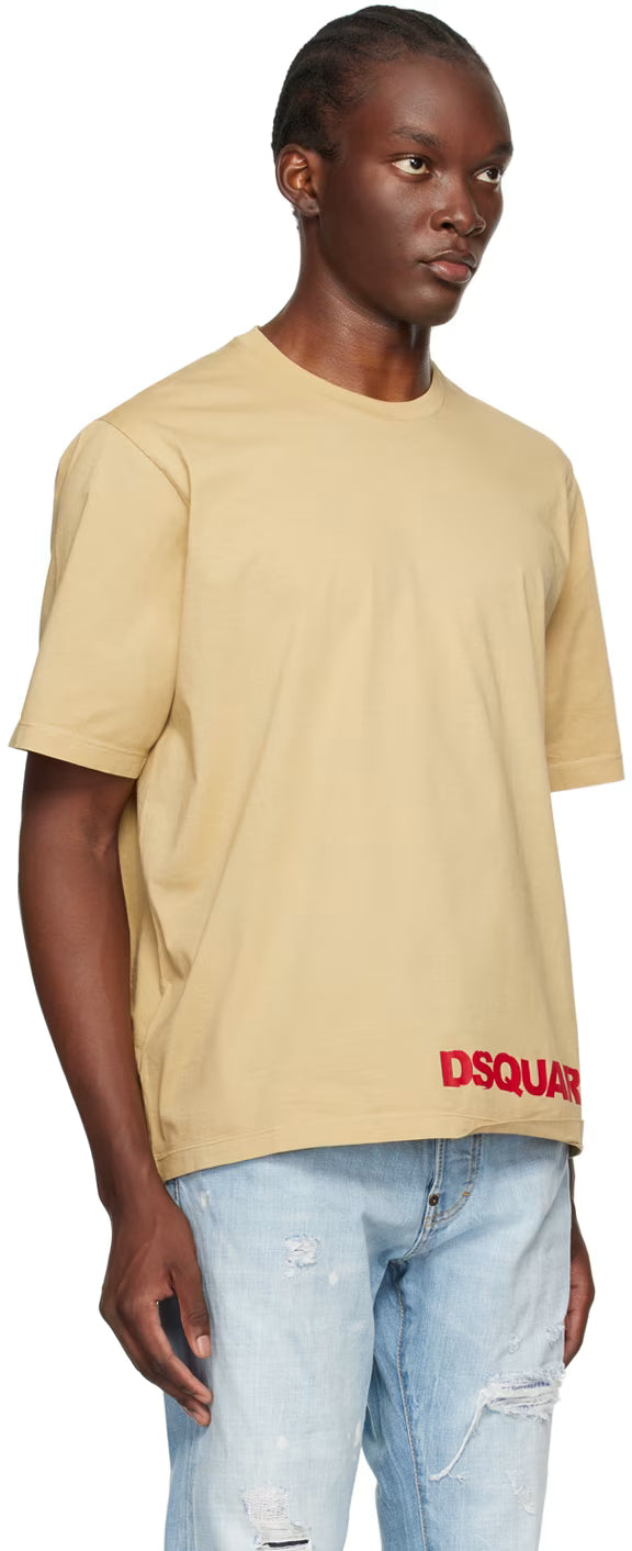 Beige Loose Fit T-Shirt