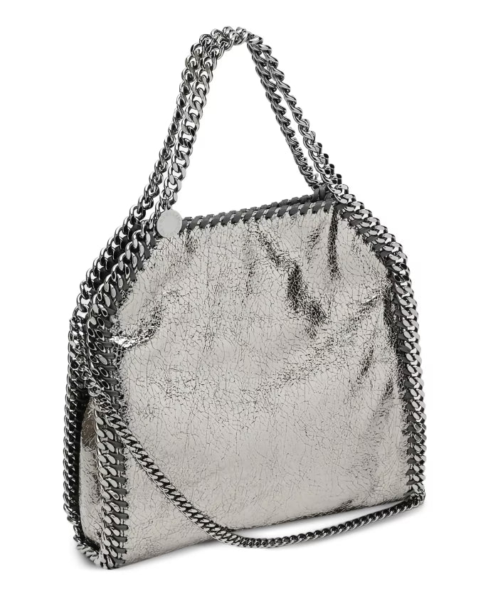 Mini Falabella Tote Bag in Steel Grey