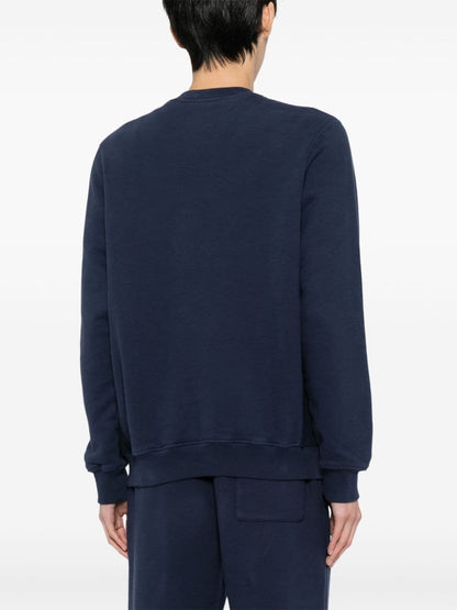 Casablanca Diamond-logo Crew-neck Sweatshirt Blue