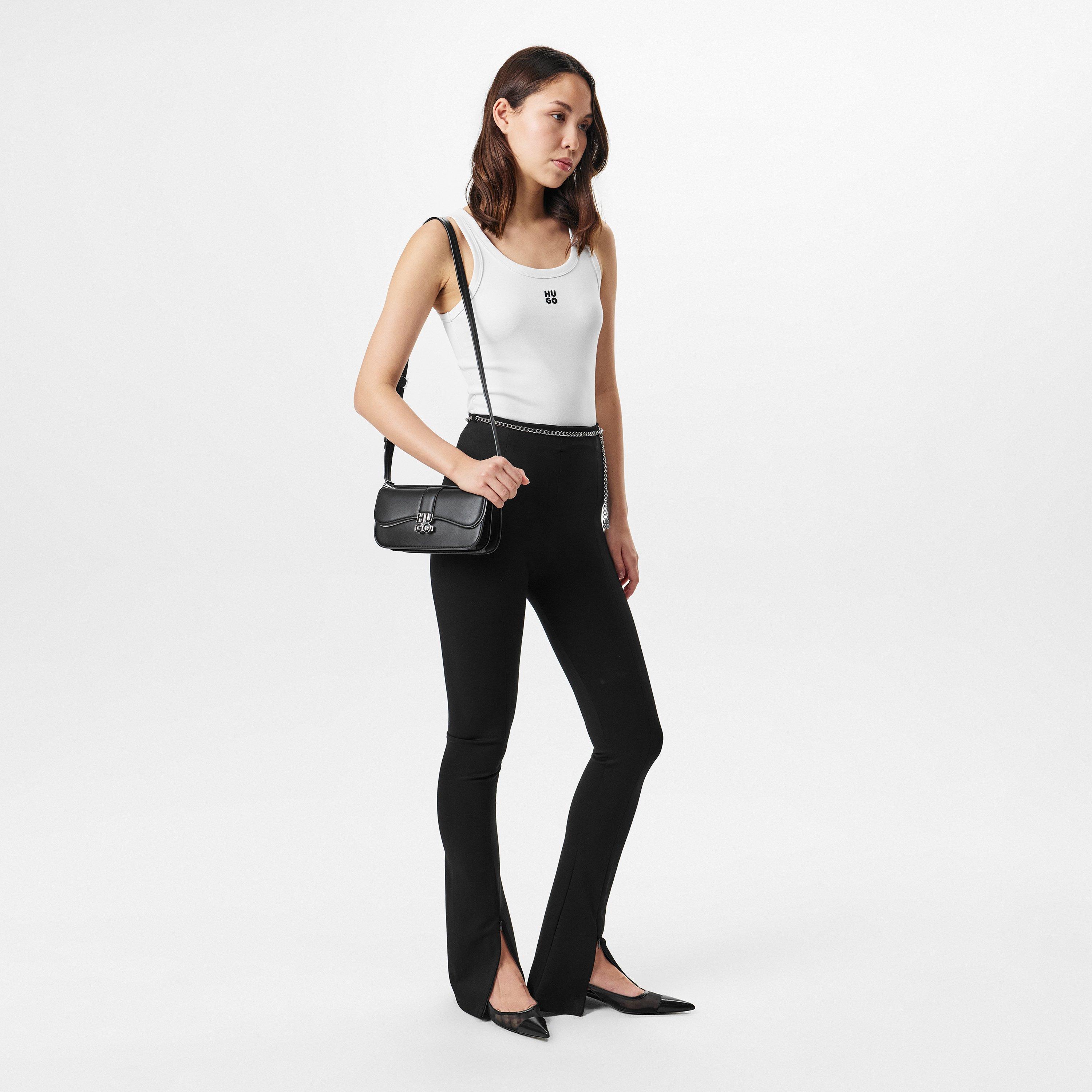 Faux Leather Shoulder Bag