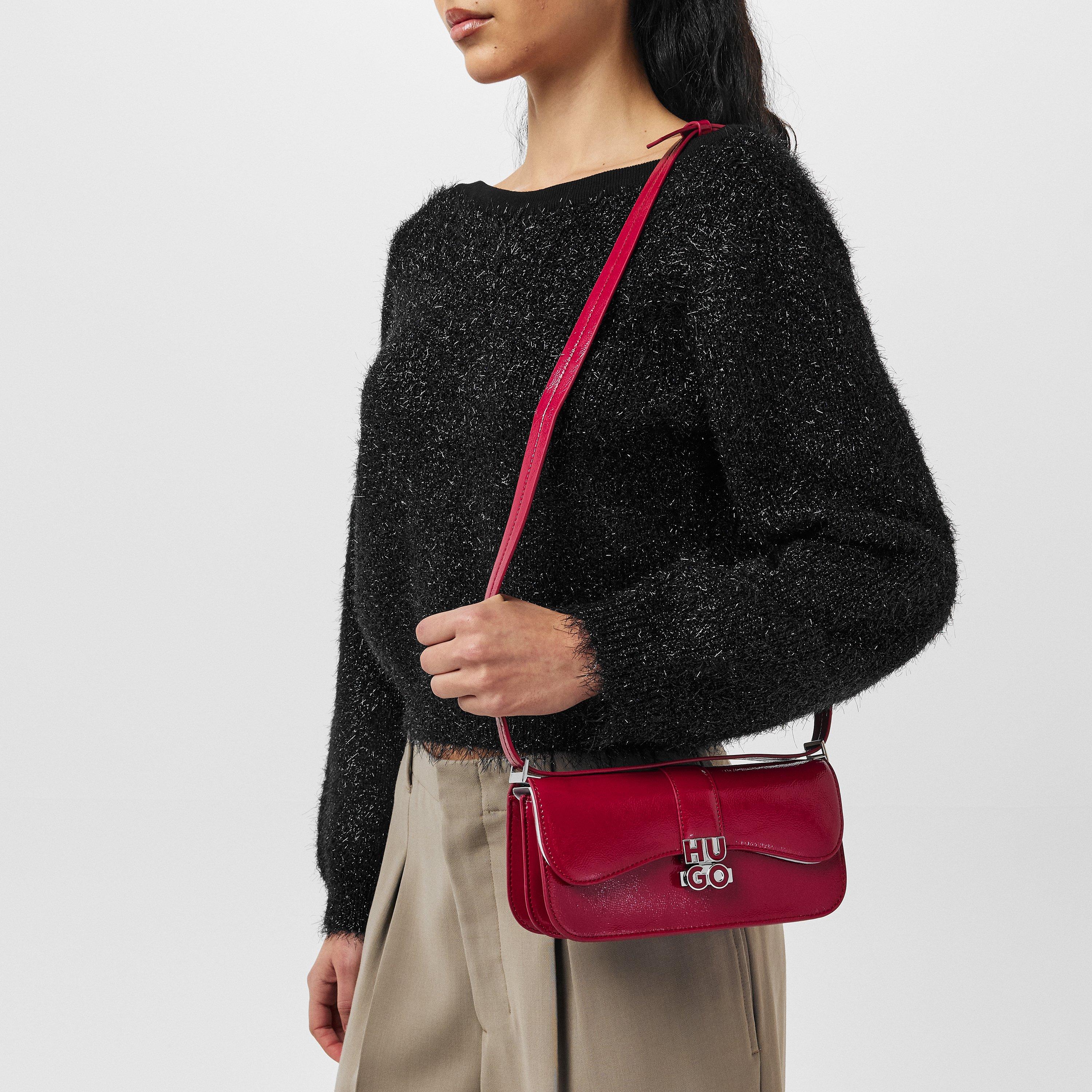 Faux Leather Shoulder Bag
