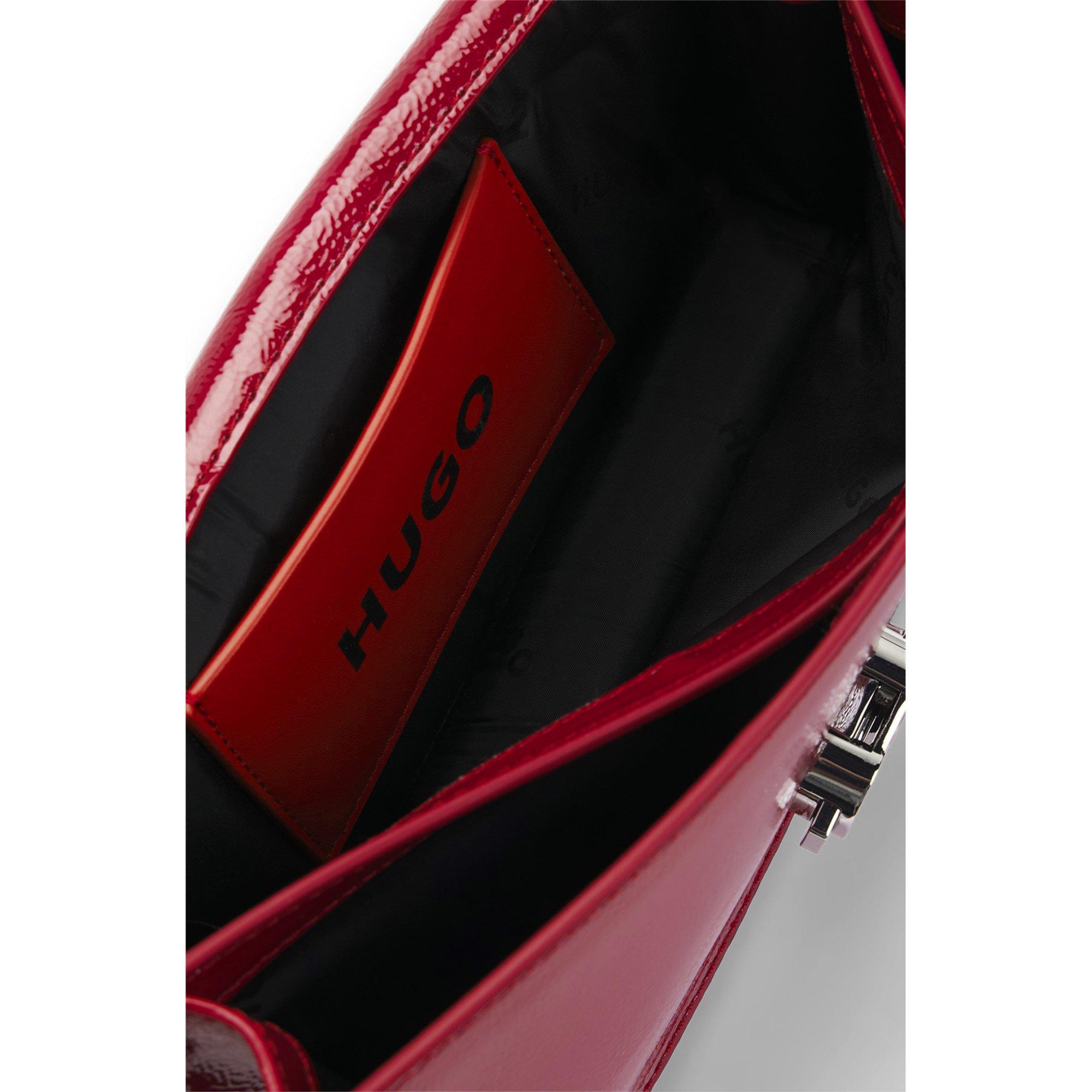 Faux Leather Shoulder Bag