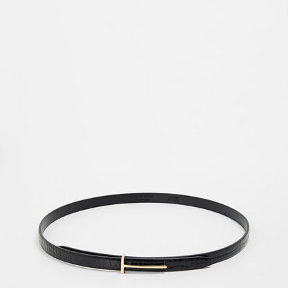 TF Stamped Leather Belt